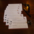 Load image into Gallery viewer, 7 Card deck of dreamwork prompts on a table
